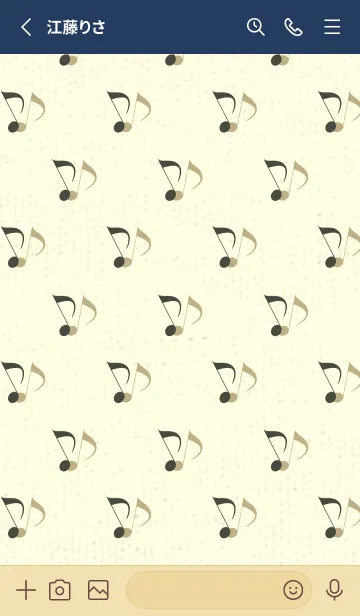 [LINE着せ替え] Clef dot 千歳茶の画像2