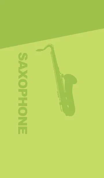 [LINE着せ替え] Saxophone CLR 若苗色の画像1