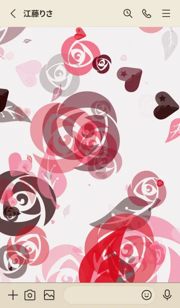 [LINE着せ替え] Attractive | little rose.の画像2