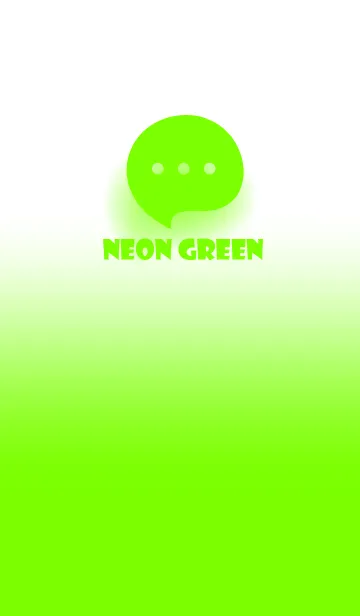 [LINE着せ替え] Neon Green & White Theme V.4 (JP)の画像1