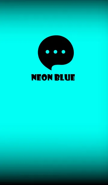 [LINE着せ替え] Neon Blue And Black V.4 (JP)の画像1