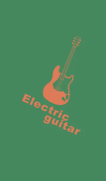 [LINE着せ替え] ELECTRIC GUITAR CLR 緑青色の画像1