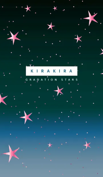[LINE着せ替え] キラキラ ‐グラデーション・スター 24の画像1