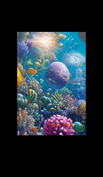 [LINE着せ替え] 熱帯魚の夢#FV118の画像1