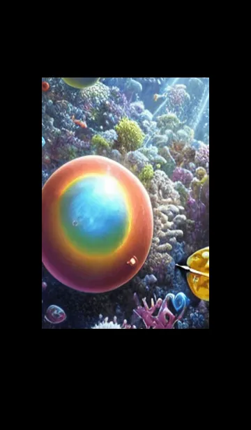 [LINE着せ替え] 熱帯魚の夢#FV117の画像1