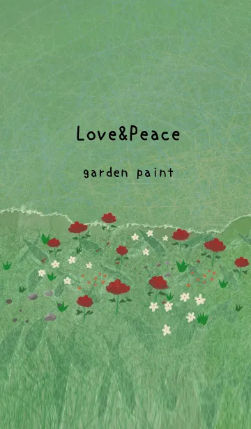 [LINE着せ替え] 油絵アート【garden paint 485】の画像1