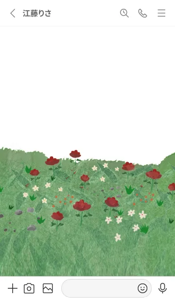 [LINE着せ替え] 油絵アート【garden paint 485】の画像2