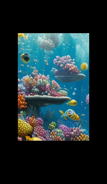 [LINE着せ替え] 熱帯魚の夢#FV213。の画像1