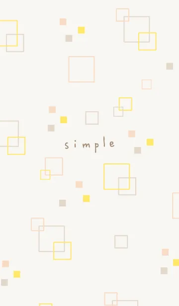 [LINE着せ替え] ポップな四角19の画像1