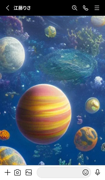 [LINE着せ替え] 熱帯魚の夢#FV210。の画像2