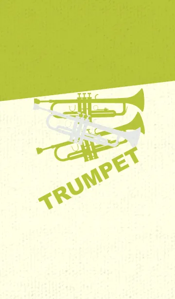 [LINE着せ替え] Trumpet CLR フロスティホワイトの画像1