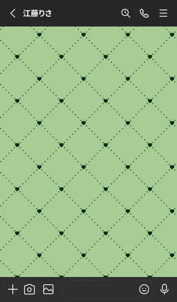 [LINE着せ替え] ハート レース 30の画像2