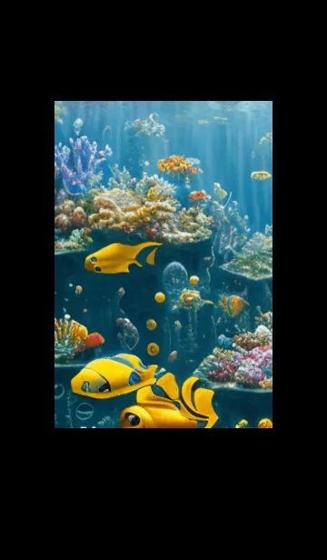 [LINE着せ替え] 熱帯魚の夢#FV27。の画像1