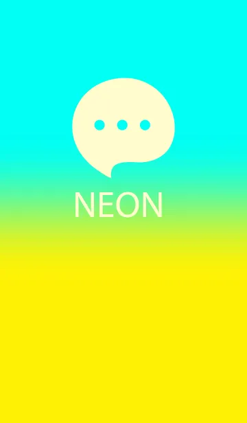 [LINE着せ替え] Neon Blue & Neon Yellow V5 (JP)の画像1