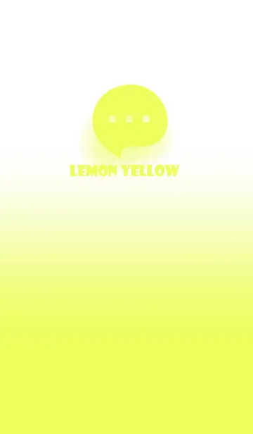 [LINE着せ替え] Lemon yellow & White Theme V.4 (JP)の画像1