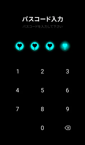 [LINE着せ替え] Black & Neon Blue Theme V4 (JP)の画像4