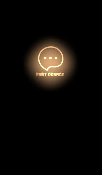 [LINE着せ替え] Baby Orange Neon Theme V4 (JP)の画像1