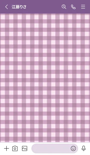 [LINE着せ替え] ザ ハート チェック .61の画像2