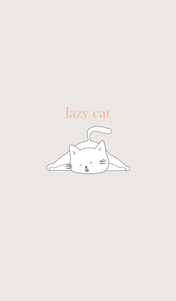 [LINE着せ替え] lazy cat..43の画像1