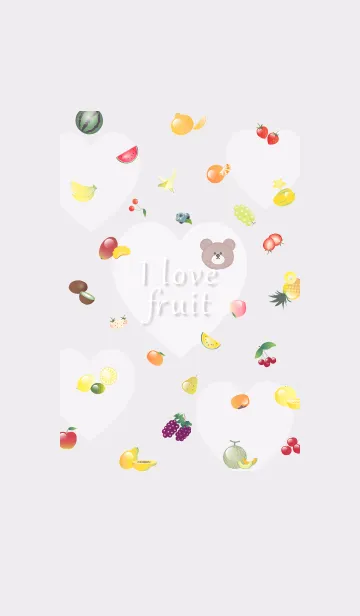 [LINE着せ替え] I love fruit♡violet04_1の画像1