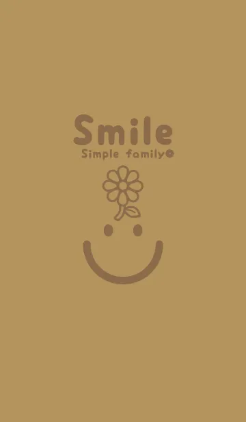 [LINE着せ替え] スマイル＆フラワー オイルイエローの画像1