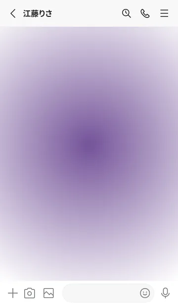 [LINE着せ替え] 江戸紫●ホワイト.TKCの画像2