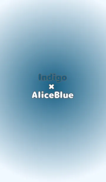 [LINE着せ替え] 藍色●アリスブルー.TKCの画像1