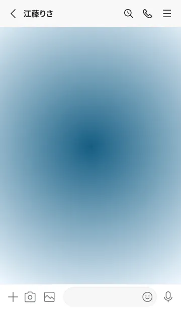 [LINE着せ替え] 藍色●アリスブルー.TKCの画像2