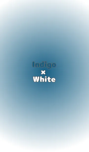 [LINE着せ替え] 藍色●ホワイト.TKCの画像1