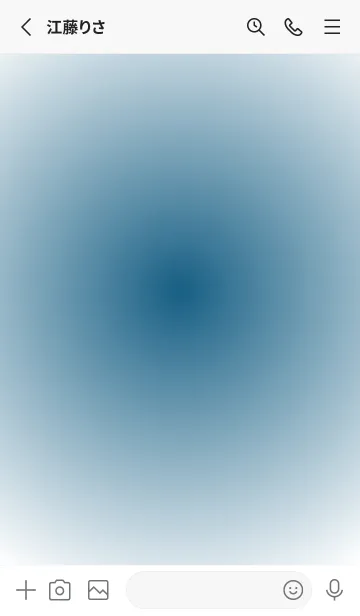 [LINE着せ替え] 藍色●ホワイト.TKCの画像2