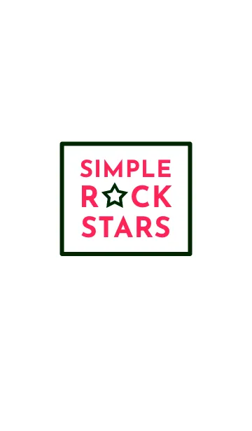 [LINE着せ替え] シンプル ロック スター 109の画像1