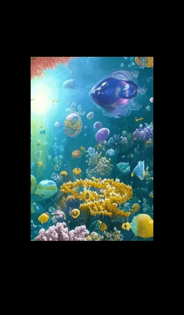 [LINE着せ替え] 熱帯魚の夢#FV231。の画像1