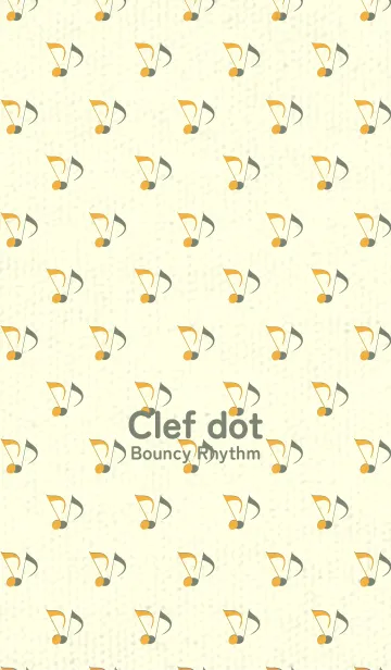 [LINE着せ替え] Clef dot 山吹色の画像1