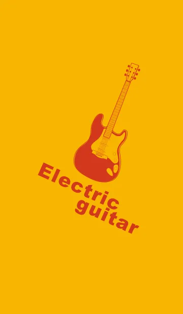 [LINE着せ替え] ELECTRIC GUITAR CLR 山吹色の画像1