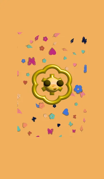 [LINE着せ替え] 金魚の花| ちょっとした空想の画像1