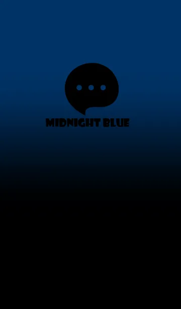 [LINE着せ替え] Black & Midnight Blue Theme V4 (JP)の画像1