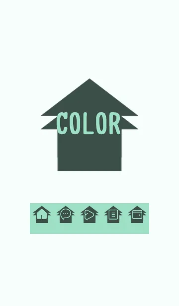 [LINE着せ替え] green color T55の画像1