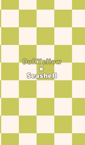 [LINE着せ替え] くすみイエロー■貝殻色.TKCの画像1