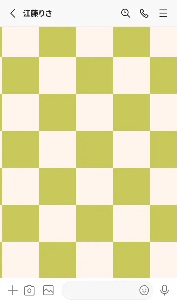 [LINE着せ替え] くすみイエロー■貝殻色.TKCの画像2