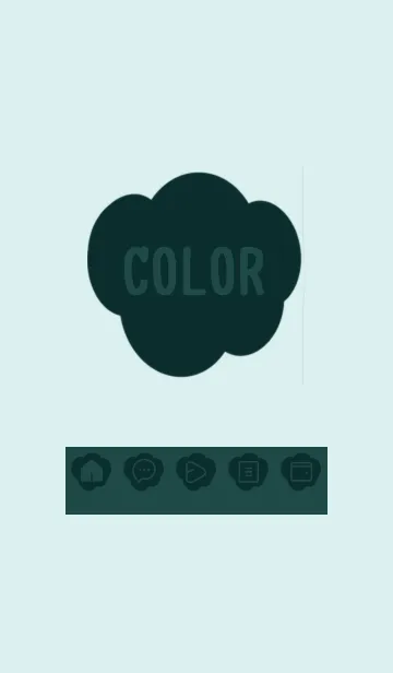 [LINE着せ替え] green color U60の画像1