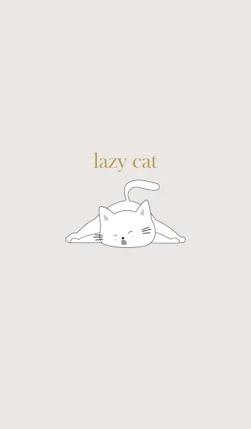 [LINE着せ替え] lazy cat..44の画像1