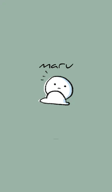 [LINE着せ替え] カーキ : まる 3の画像1