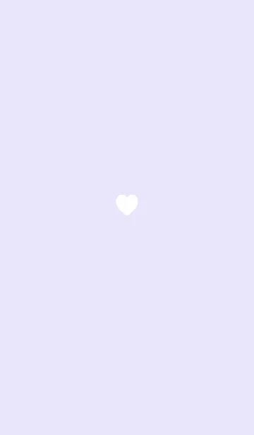 [LINE着せ替え] Simple Heart purple14_1の画像1