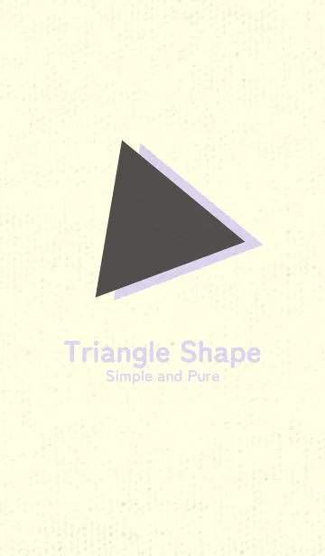 [LINE着せ替え] 三角型の着せかえ 消炭色の画像1