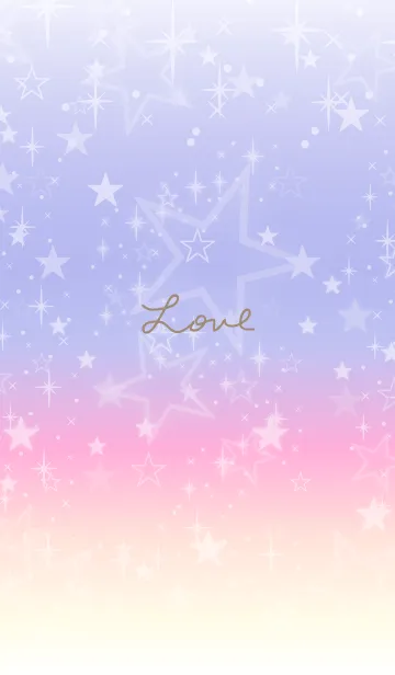 [LINE着せ替え] 星 グラデーション2の画像1