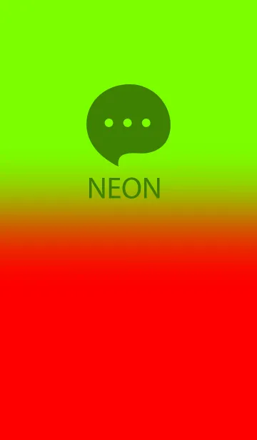 [LINE着せ替え] Neon Green & Neon Red  V5 (JP)の画像1