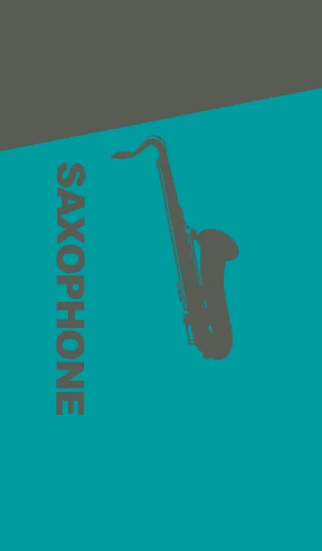 [LINE着せ替え] Saxophone CLR ターコイズの画像1