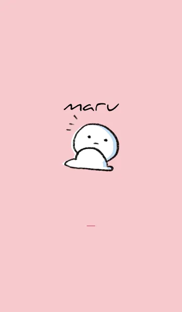 [LINE着せ替え] ピンク : まる 3の画像1