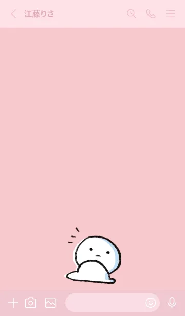 [LINE着せ替え] ピンク : まる 3の画像2