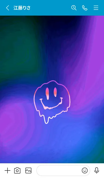 [LINE着せ替え] サイケデリック スマイル _56の画像2